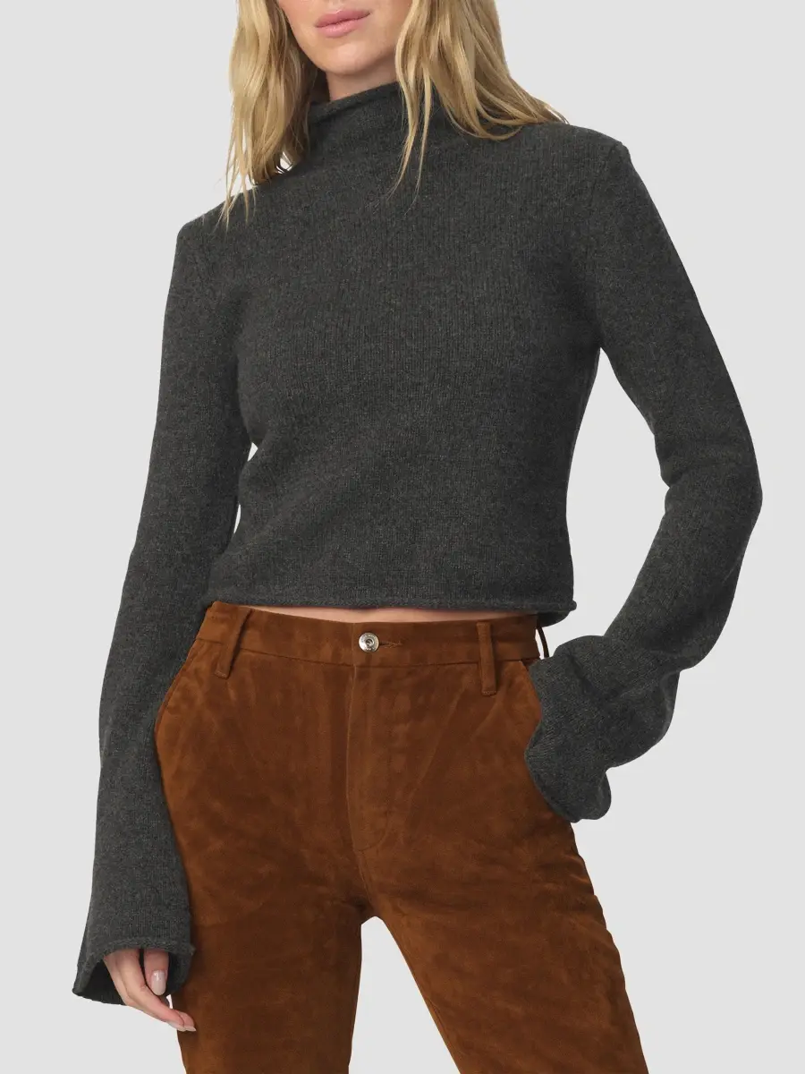 Joe's Jeans Women's Jane Roll-Neck Bell-Sleeve Sweater | Thumbnail 5 Joe's Jeans Women's Jane Roll-Neck Bell-Sleeve Sweater | Thumbnail 5