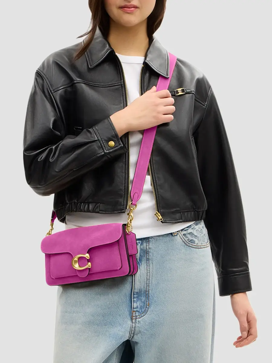 Coach Women's Tabby 26 Suede Shoulder Bag | Thumbnail 4 Coach Women's Tabby 26 Suede Shoulder Bag | Thumbnail 4