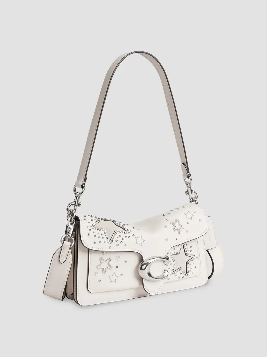 Coach Women's Tabby 26 Celestial Embroidered Leather Shoulder Bag | Thumbnail 9