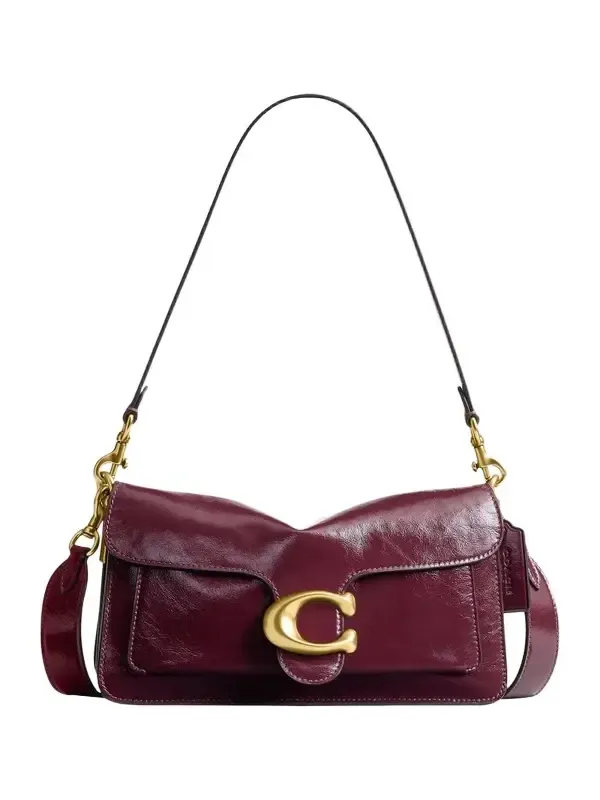 Women's Tabby 26 Glazed Leather Shoulder Bag Women's Tabby 26 Glazed Leather Shoulder Bag