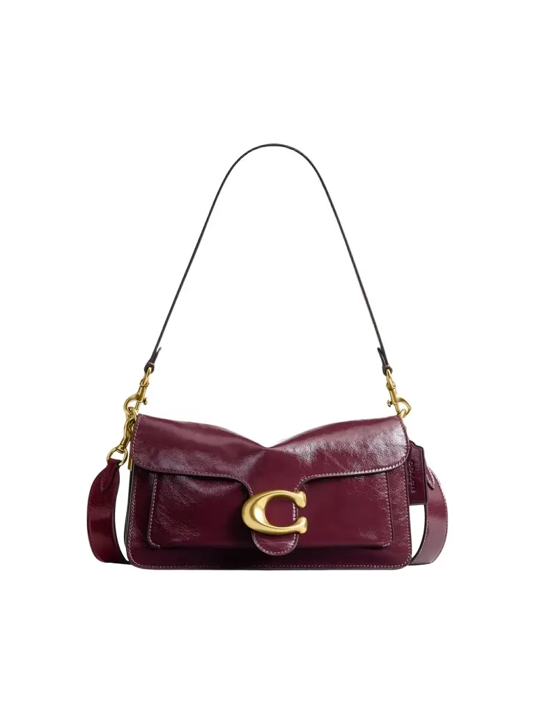 Women's Tabby 26 Glazed Leather Shoulder Bag Women's Tabby 26 Glazed Leather Shoulder Bag