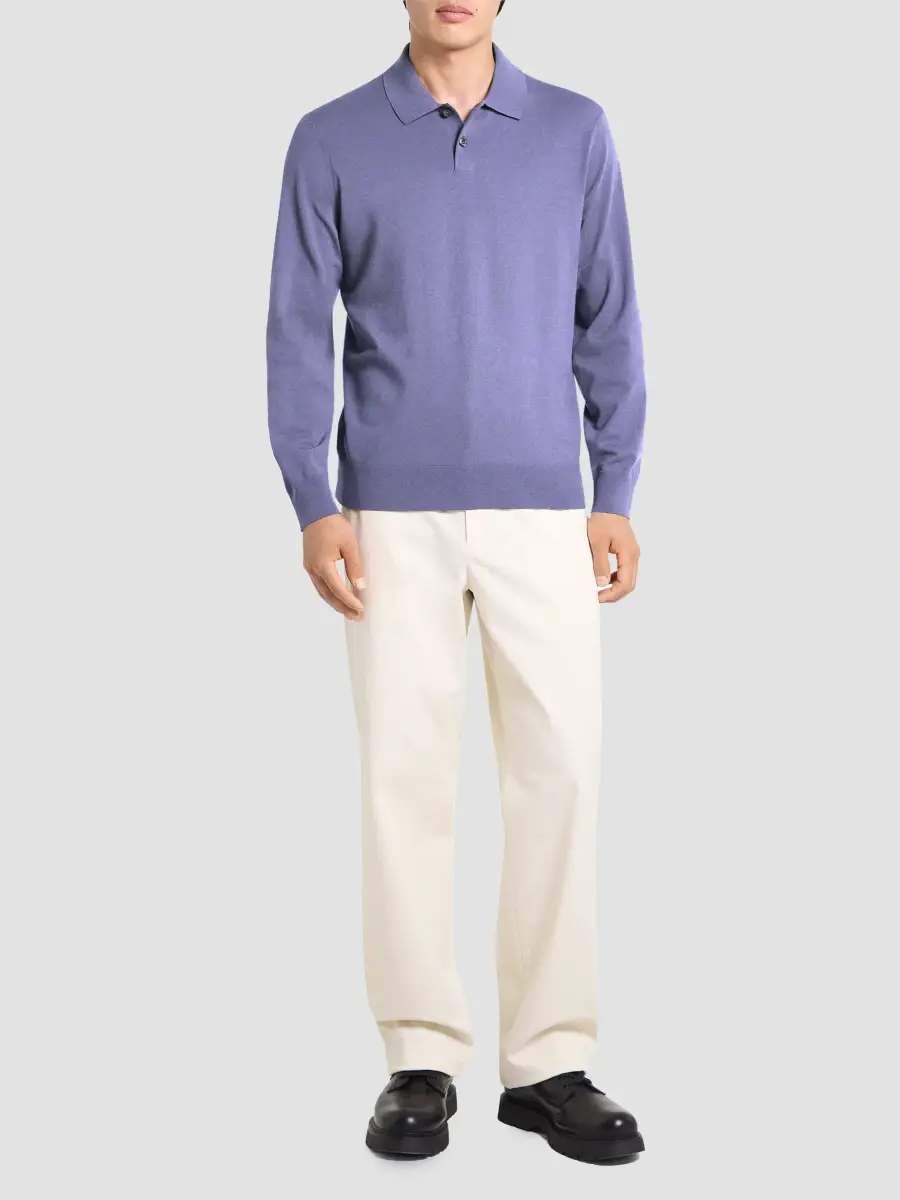 Theory Men's Goris Lightweight Knit Polo Sweater | Thumbnail 2 Theory Men's Goris Lightweight Knit Polo Sweater | Thumbnail 2