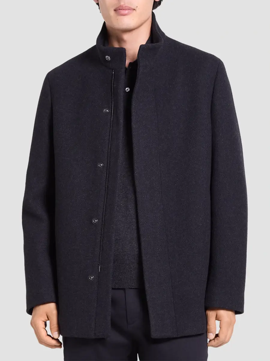 Theory Men's Clarence Melton Virgin Wool-Blend Coat | Thumbnail 4