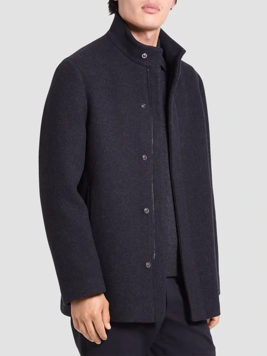Theory Men's Clarence Melton Virgin Wool-Blend Coat | Thumbnail 6