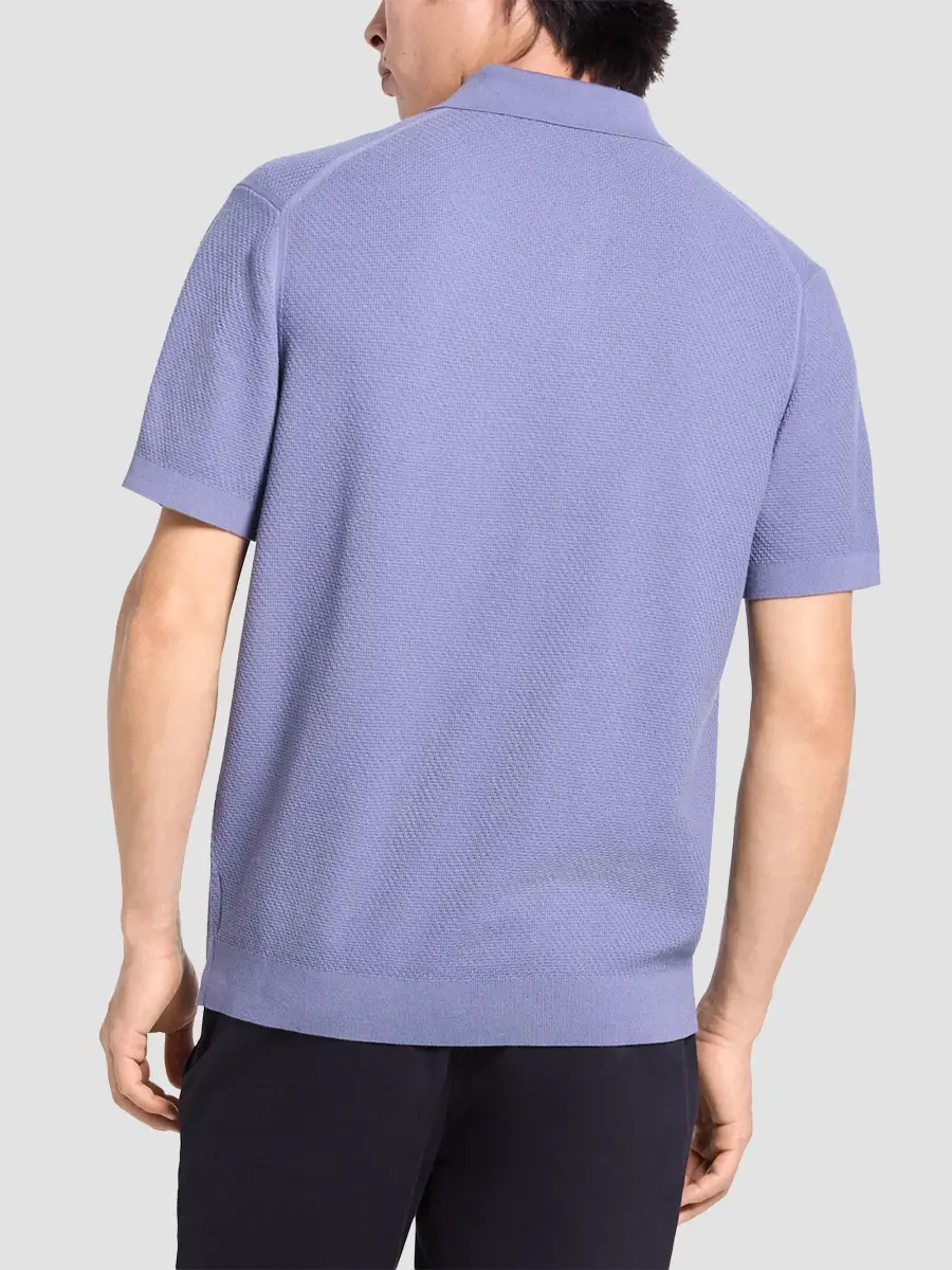 Theory Men's Soris Stretch Knit Polo Shirt | Thumbnail 3 Theory Men's Soris Stretch Knit Polo Shirt | Thumbnail 3