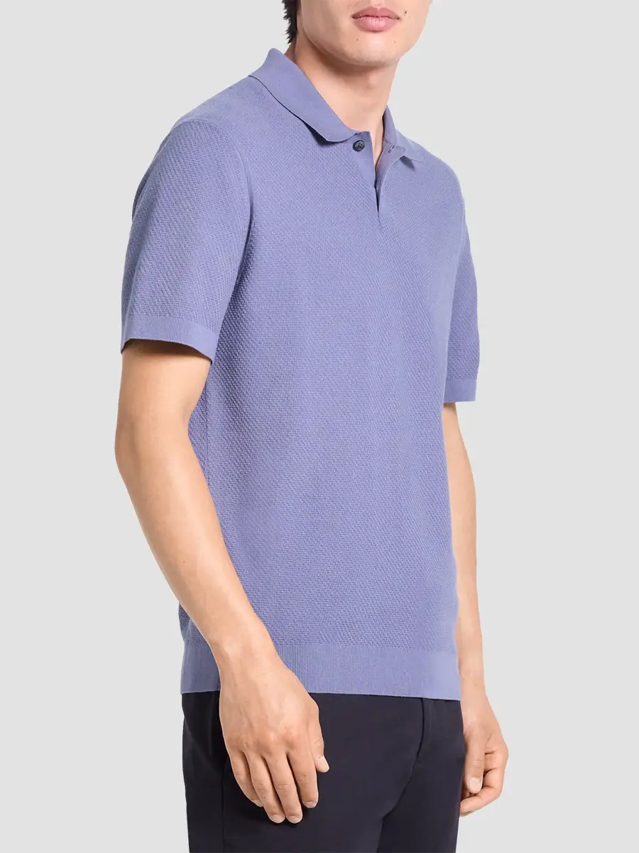 Theory Men's Soris Stretch Knit Polo Shirt | Thumbnail 6 Theory Men's Soris Stretch Knit Polo Shirt | Thumbnail 6