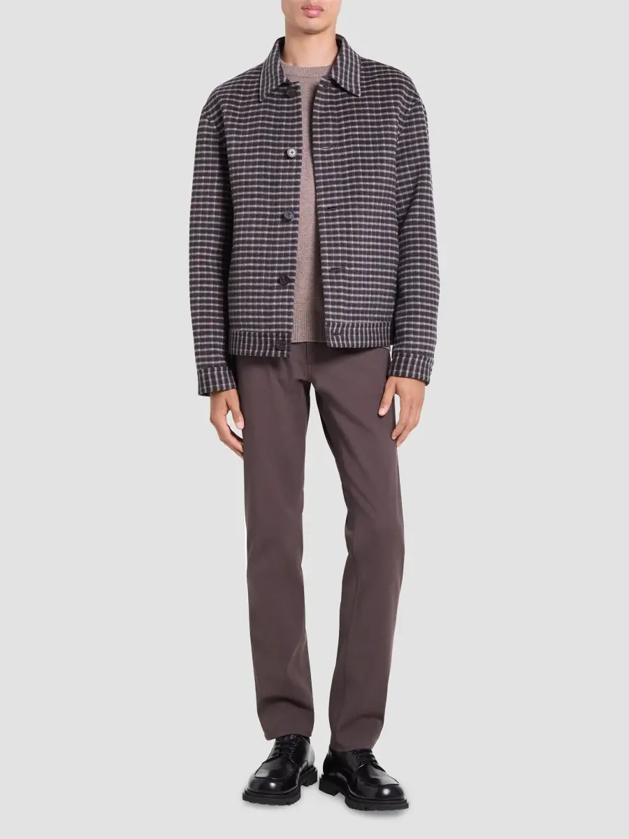 Theory Men's Check Double-Face Jacket | Thumbnail 2 Theory Men's Check Double-Face Jacket | Thumbnail 2