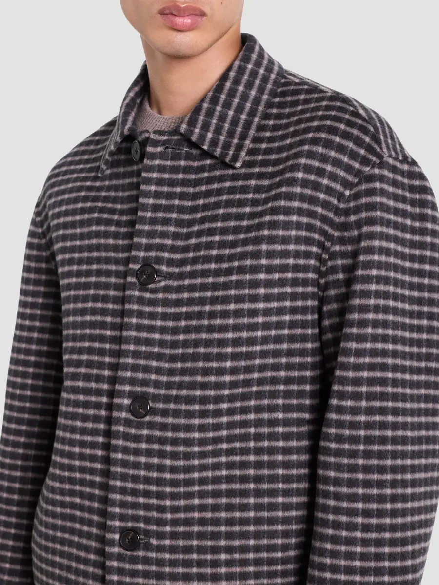 Theory Men's Check Double-Face Jacket | Thumbnail 5 Theory Men's Check Double-Face Jacket | Thumbnail 5