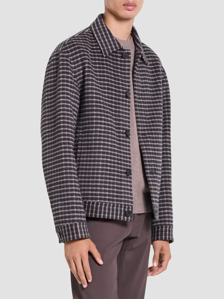 Theory Men's Check Double-Face Jacket | Thumbnail 6 Theory Men's Check Double-Face Jacket | Thumbnail 6