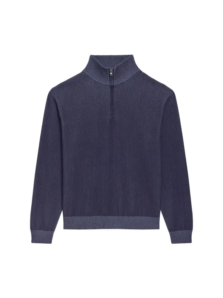 Theory Men's Rib-Knit Quarter-Zip Sweater