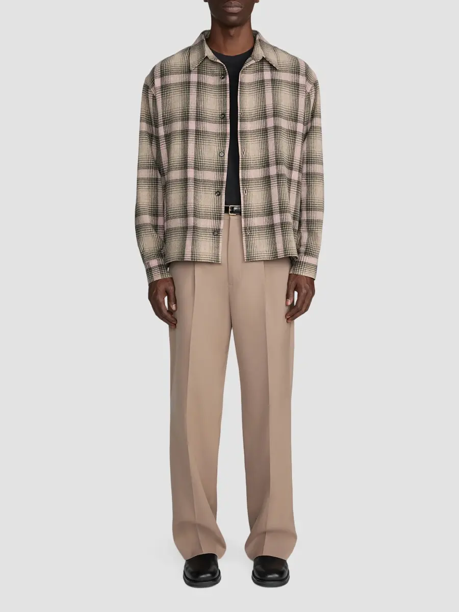 Frame Men's Plaid Wool-Blend Overshirt | Thumbnail 2 Frame Men's Plaid Wool-Blend Overshirt | Thumbnail 2