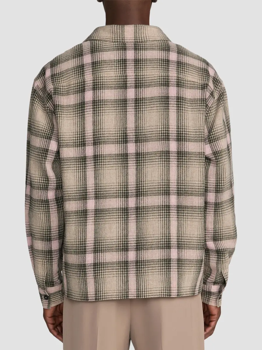 Frame Men's Plaid Wool-Blend Overshirt | Thumbnail 3 Frame Men's Plaid Wool-Blend Overshirt | Thumbnail 3