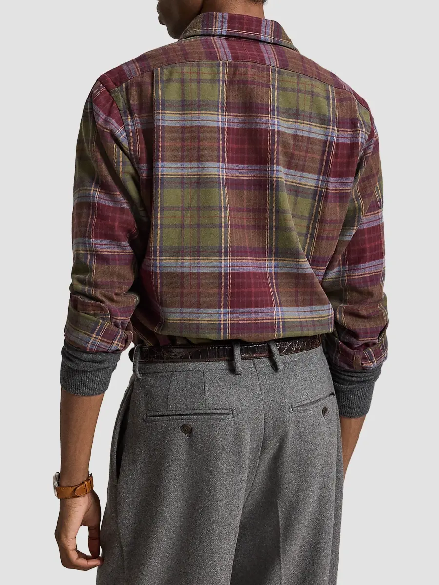 Polo Ralph Lauren Men's Classic-Fit Plaid Flannel Shirt | Thumbnail 3 Polo Ralph Lauren Men's Classic-Fit Plaid Flannel Shirt | Thumbnail 3