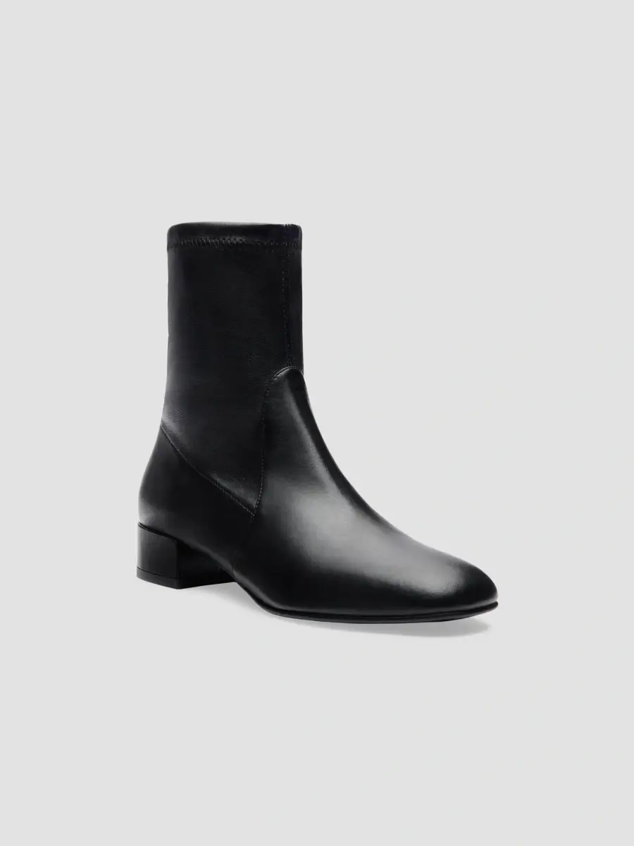 Stuart Weitzman Women's 25MM Leather Ankle Boots | Thumbnail 2 Stuart Weitzman Women's 25MM Leather Ankle Boots | Thumbnail 2