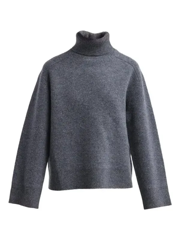 Women's Merino Wool Turtleneck Sweater