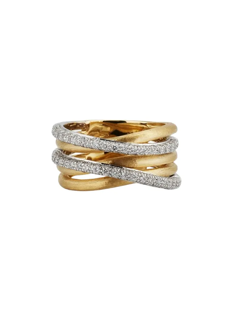 MARCO BICEGO Women's Jaipur Link Two-Tone 18K Gold Five-Band Ring
