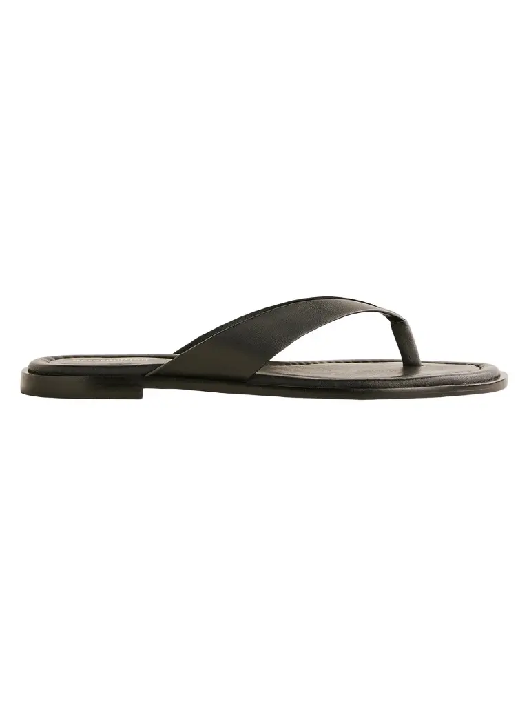 Reformation Women's Jessie Leather Thong Sandals