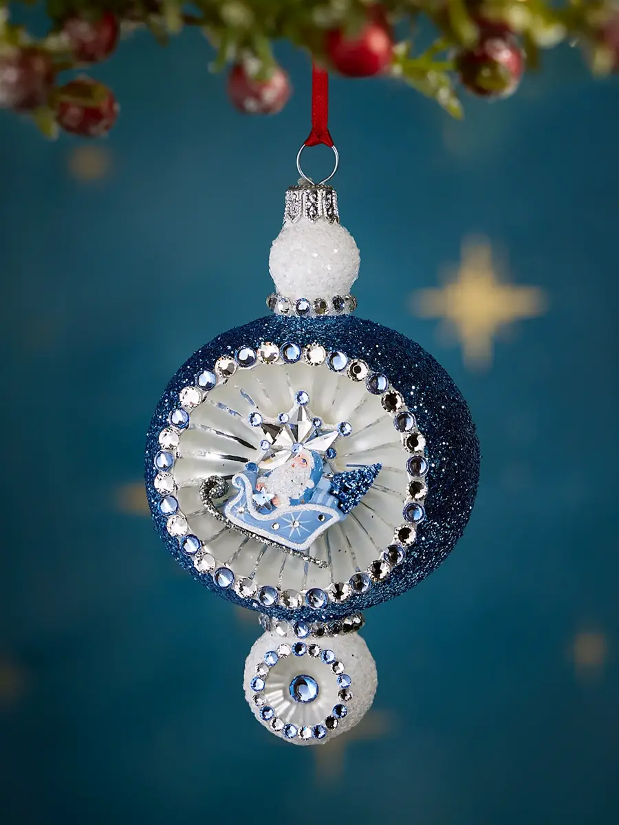 Patricia Breen Du Barry Reflector Glass Ornament