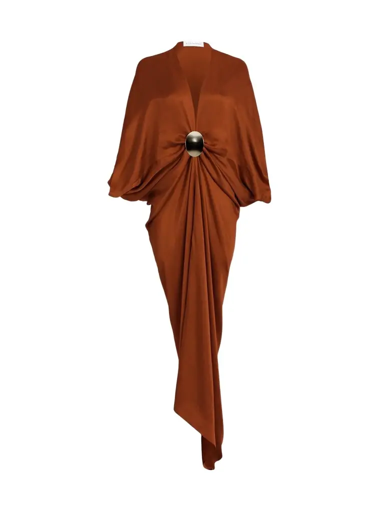 Women's Fiore Satin Tunic Maxi Dress Women's Fiore Satin Tunic Maxi Dress