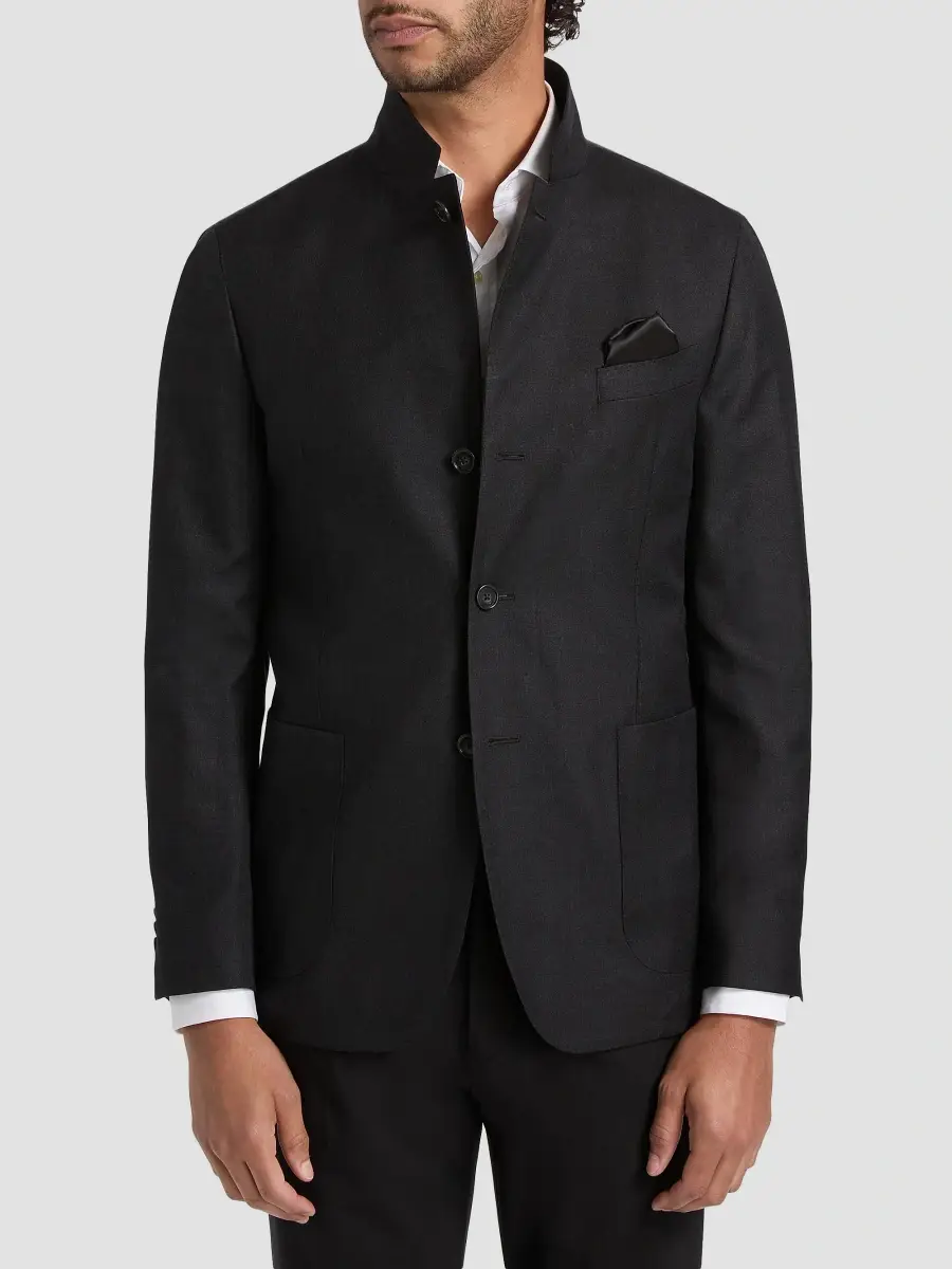 Saks Fifth Avenue Men's COLLECTION Wool-Blend Woven Sport Coat | Thumbnail 3