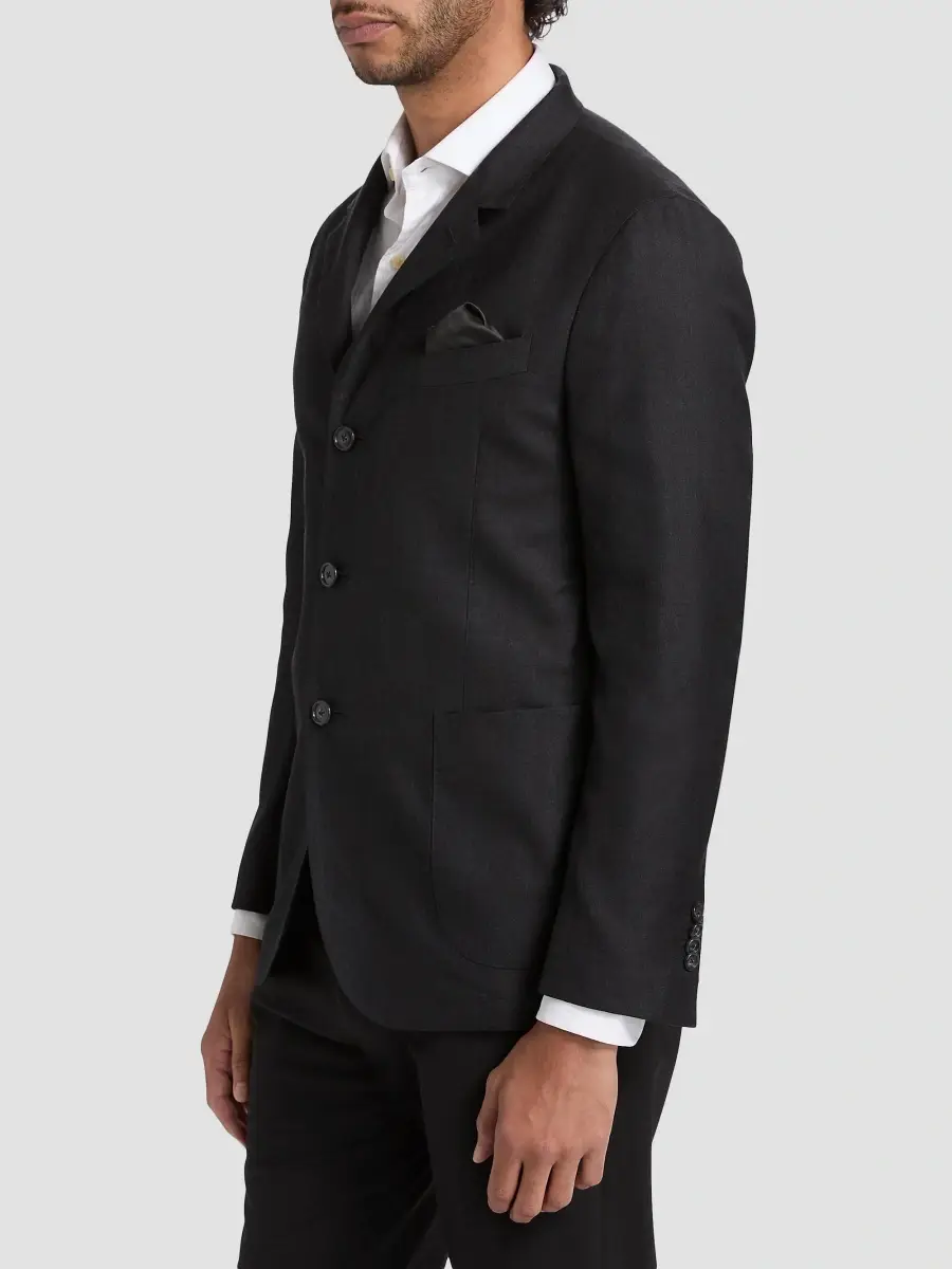 Saks Fifth Avenue Men's COLLECTION Wool-Blend Woven Sport Coat | Thumbnail 4