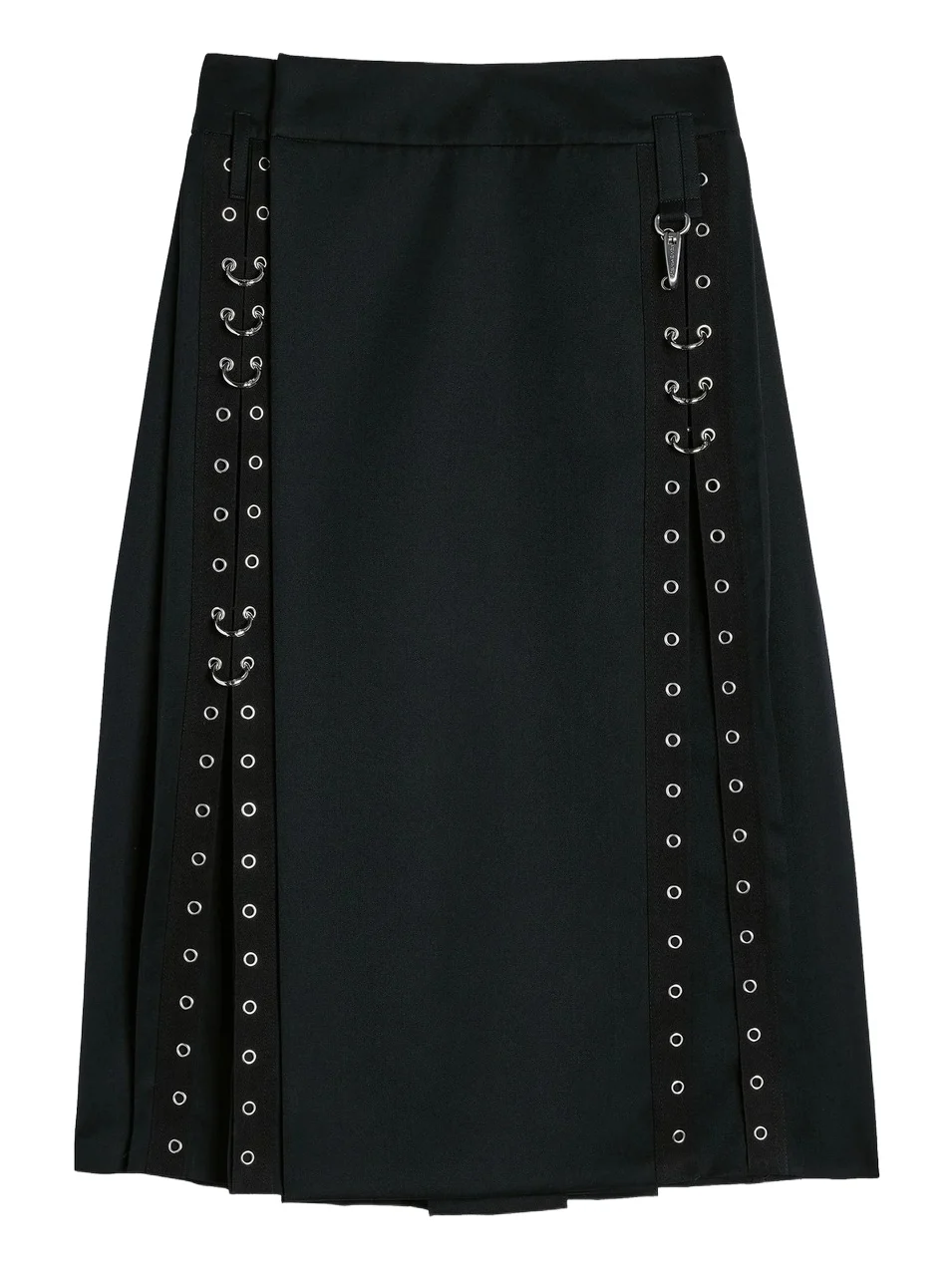 Simone Rocha Women's Grommet Ring Sculpt Ripple Midi Skirt