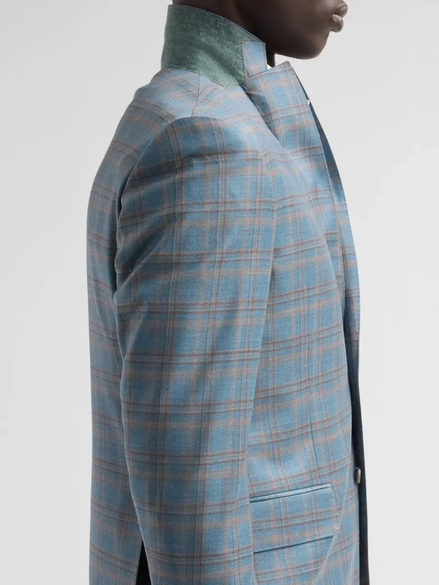 Saks Fifth Avenue Men's COLLECTION Plaid Wool Sport Coat | Thumbnail 7