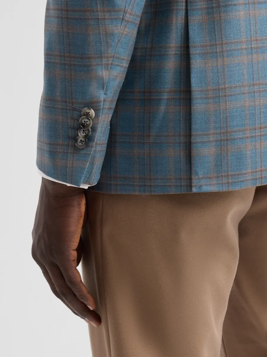 Saks Fifth Avenue Men's COLLECTION Plaid Wool Sport Coat | Thumbnail 8