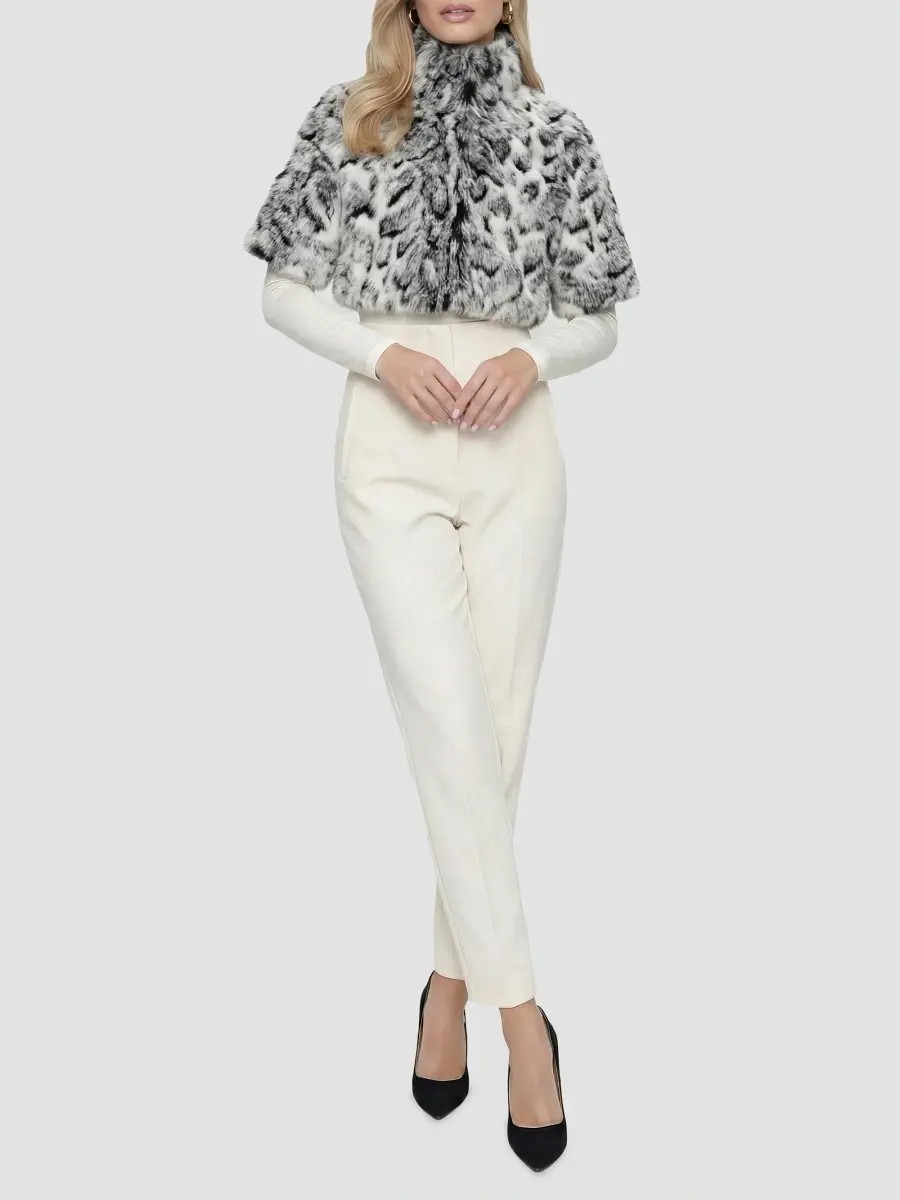 Lyla Grant Women's Faux Fur Fox Bolero Coat | Thumbnail 2 Lyla Grant Women's Faux Fur Fox Bolero Coat | Thumbnail 2