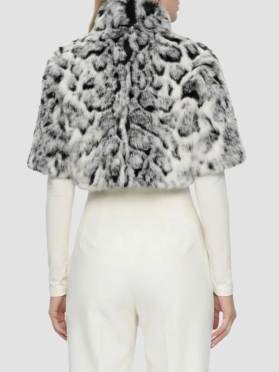 Lyla Grant Women's Faux Fur Fox Bolero Coat | Thumbnail 5 Lyla Grant Women's Faux Fur Fox Bolero Coat | Thumbnail 5