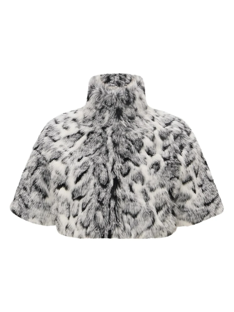Lyla Grant Women's Faux Fur Fox Bolero Coat