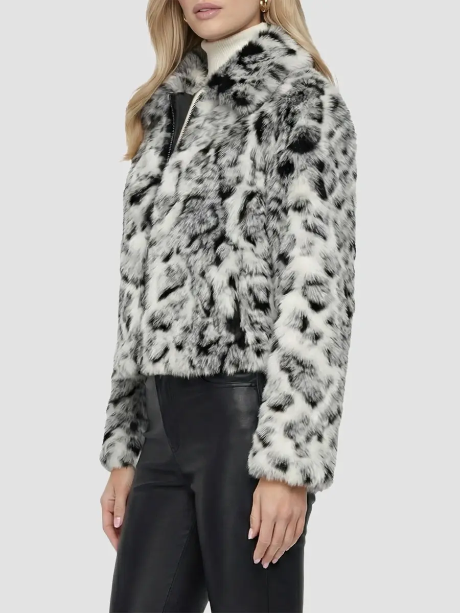 Lyla Grant Women's Faux Fur Fox Coat | Thumbnail 4 Lyla Grant Women's Faux Fur Fox Coat | Thumbnail 4