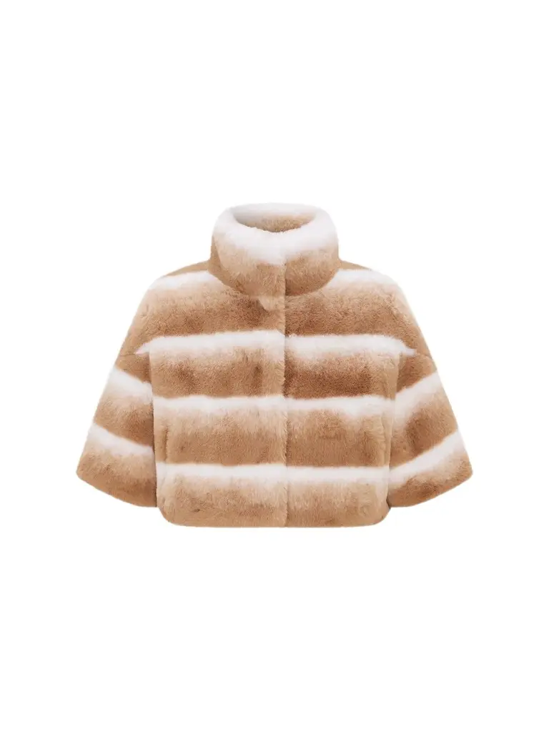 Lyla Grant Women's Chinchilla Bolero Coat