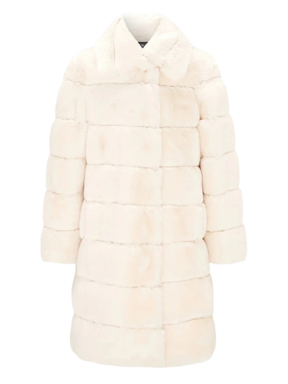 Women's Faux Fur Rex Rabbit Short Coat