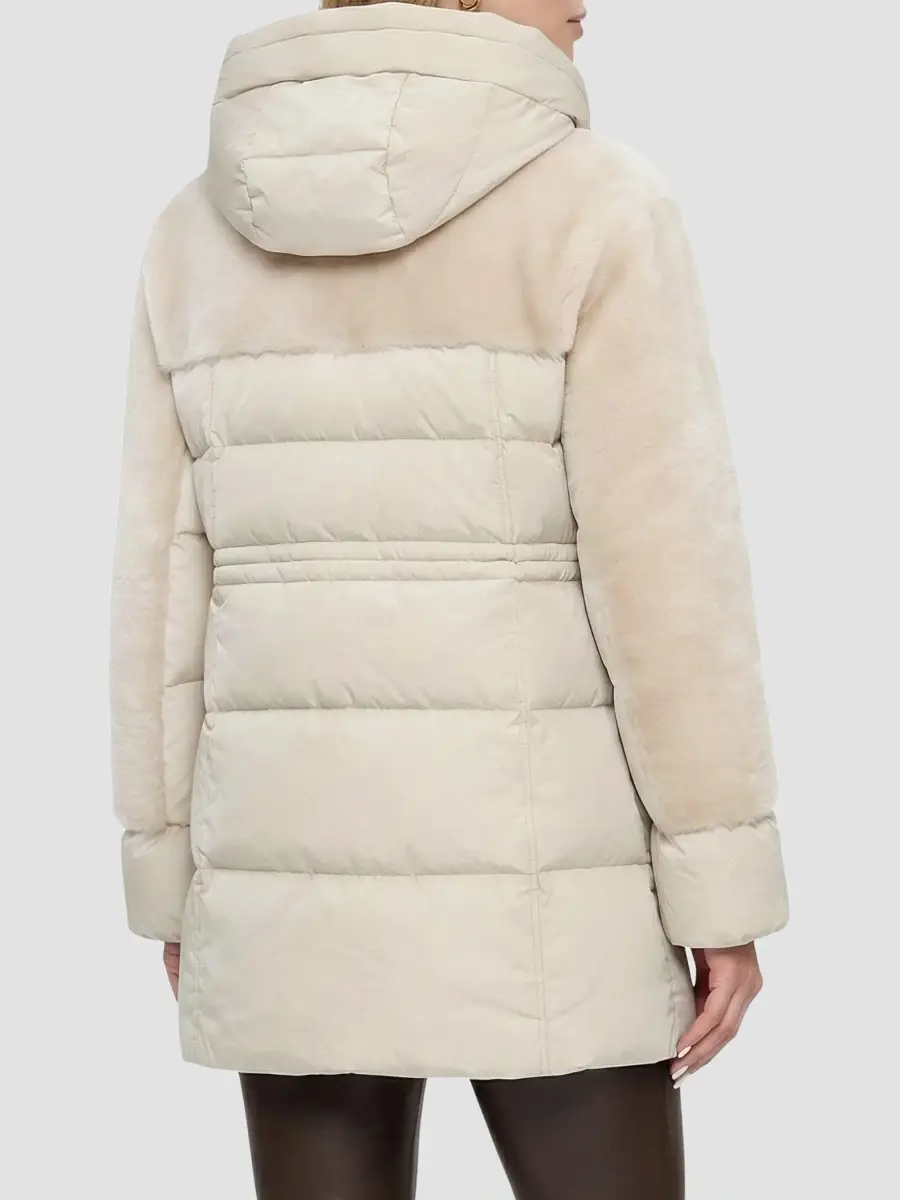 Gorski Women's Select Shearling Lamb Quilted Down Parka | Thumbnail 5 Gorski Women's Select Shearling Lamb Quilted Down Parka | Thumbnail 5