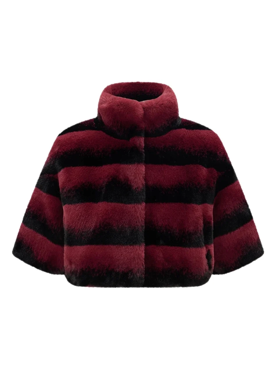Women's Fur-Free Chinchilla (Faux Fur) Bolero, Short Sleeves Women's Fur-Free Chinchilla (Faux Fur) Bolero, Short Sleeves