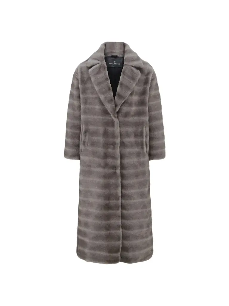 Lyla Grant Women's Faux Fur Mink Coat