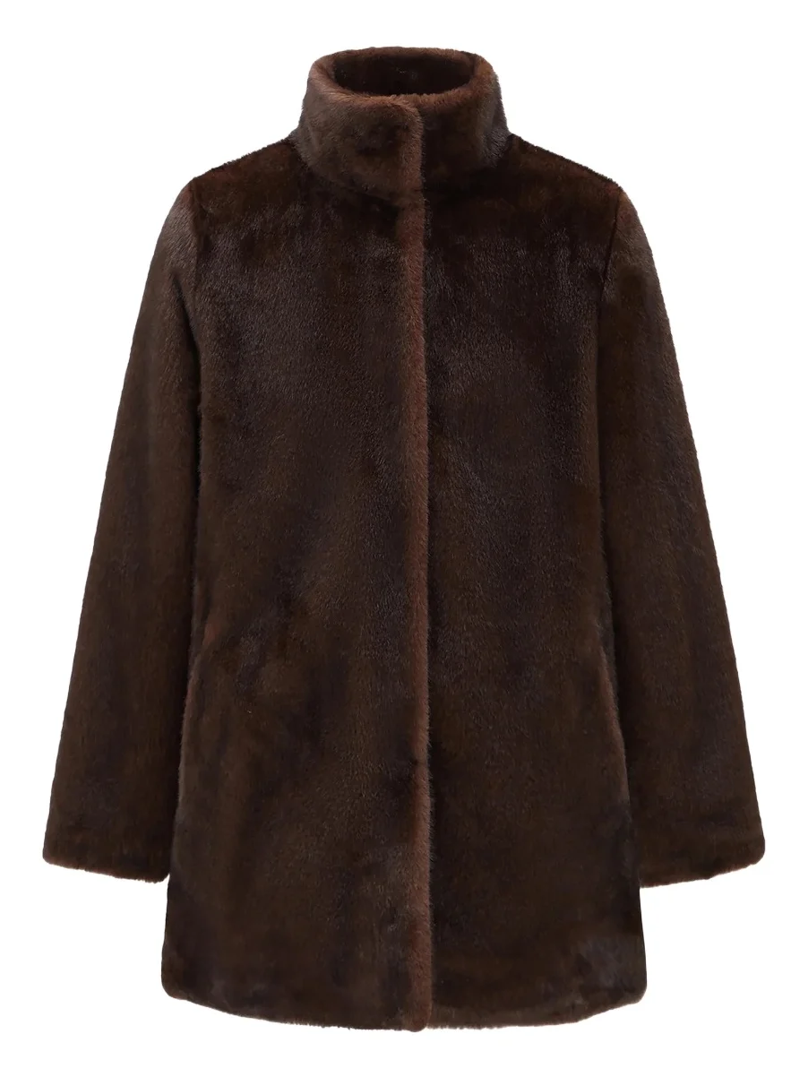 Lyla Grant Women's Fur-Free Mink (Faux Fur) Reversible Jacket