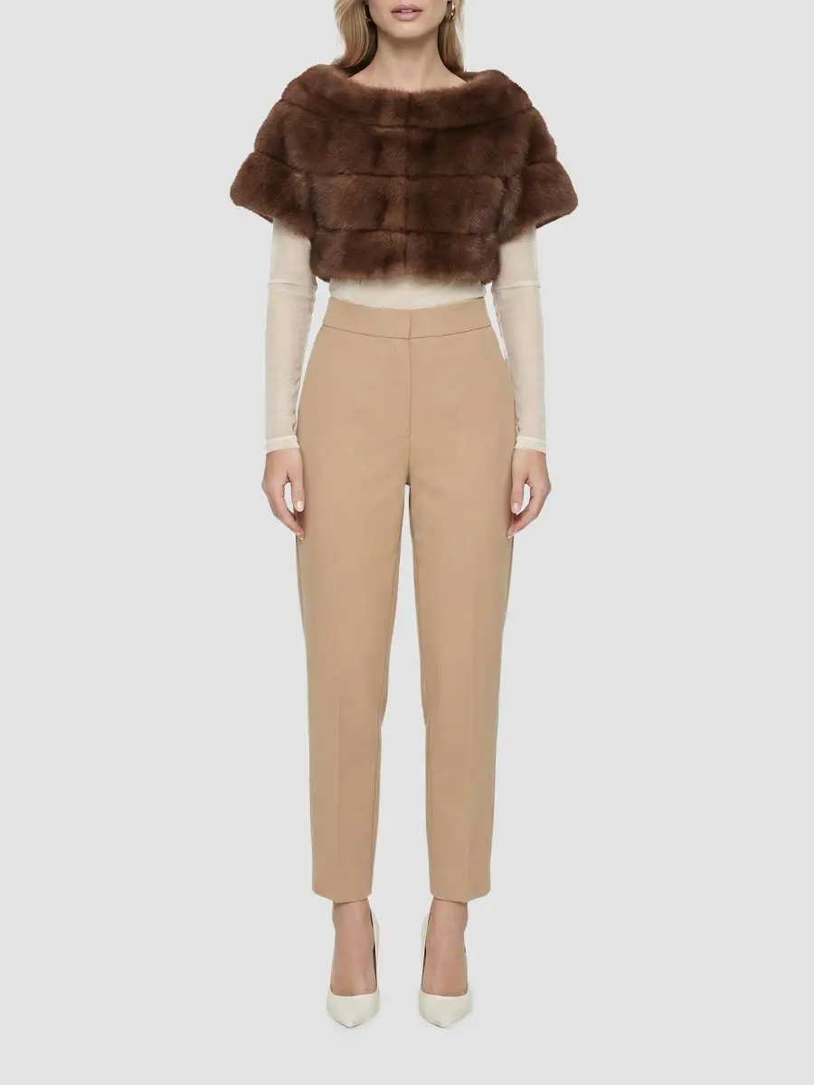 Lyla Grant Women's Faux Fur Chinchilla Stole Coat | Thumbnail 2 Lyla Grant Women's Faux Fur Chinchilla Stole Coat | Thumbnail 2
