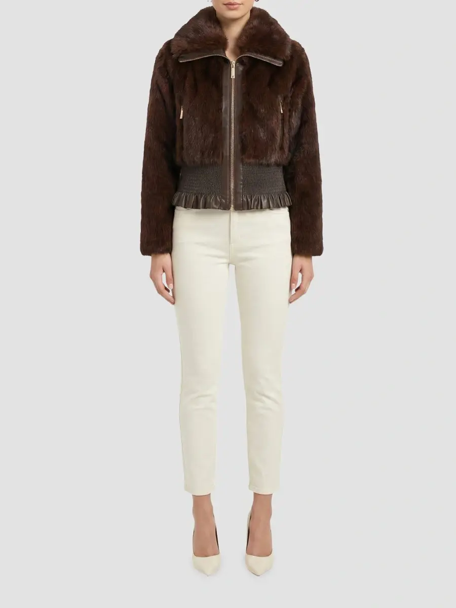 Lyla Grant Women's Faux Fur Sable Coat | Thumbnail 2 Lyla Grant Women's Faux Fur Sable Coat | Thumbnail 2