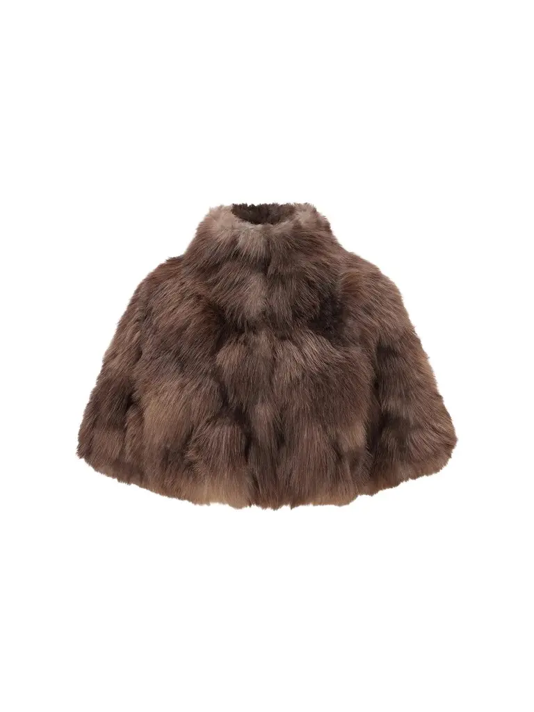 Women's Faux Fur Fox Bolero Coat Women's Faux Fur Fox Bolero Coat