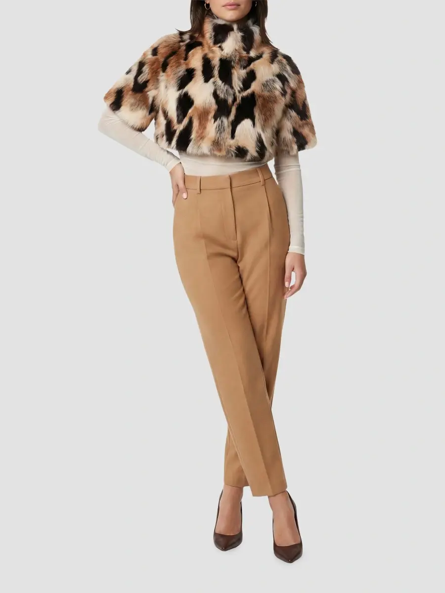 Lyla Grant Women's Faux Fur Fox Bolero Coat | Thumbnail 2 Lyla Grant Women's Faux Fur Fox Bolero Coat | Thumbnail 2