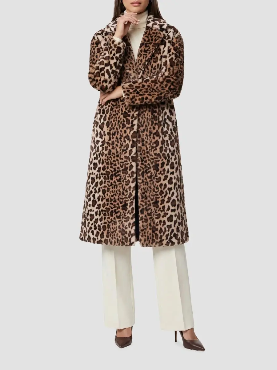 Lyla Grant Women's Faux Fur Sheared Mink Coat | Thumbnail 2 Lyla Grant Women's Faux Fur Sheared Mink Coat | Thumbnail 2