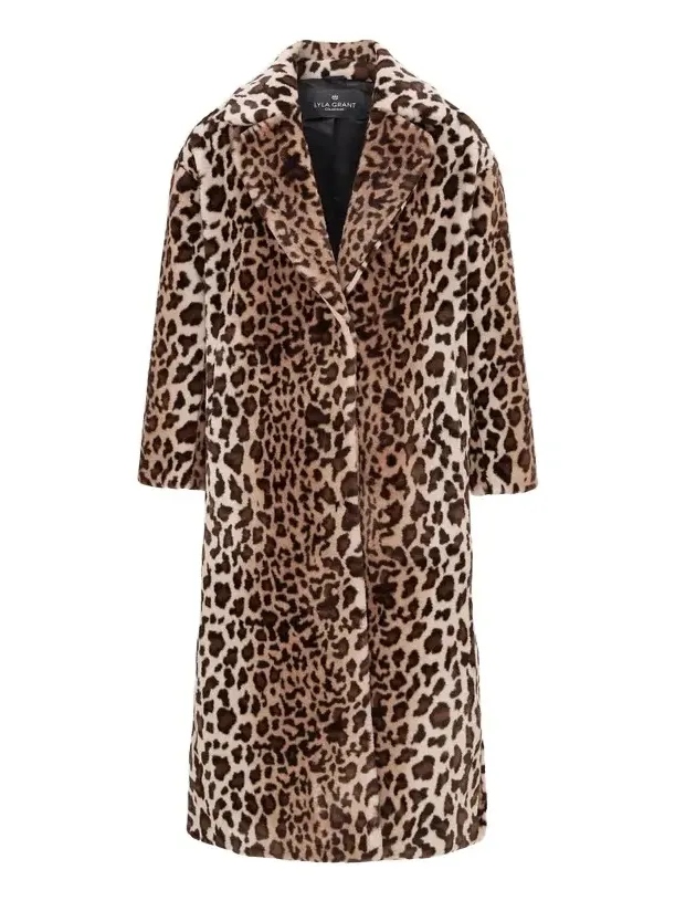 Women's Faux Fur Sheared Mink Coat