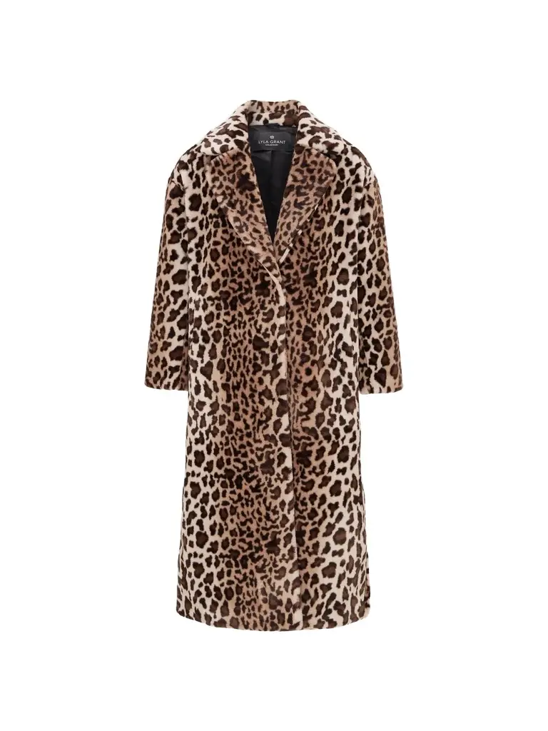 Lyla Grant Women's Faux Fur Sheared Mink Coat