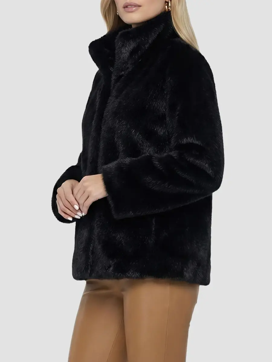 Lyla Grant Women's Fur-Free Mink (Faux Fur) Reversible Jacket | Thumbnail 4 Lyla Grant Women's Fur-Free Mink (Faux Fur) Reversible Jacket | Thumbnail 4