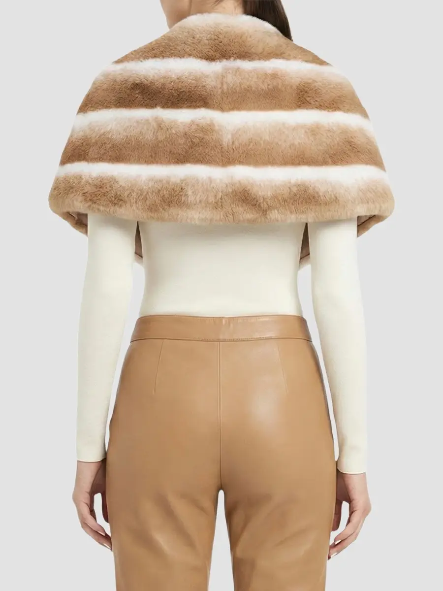 Lyla Grant Women's Fluffy Chinchilla Stole | Thumbnail 5 Lyla Grant Women's Fluffy Chinchilla Stole | Thumbnail 5