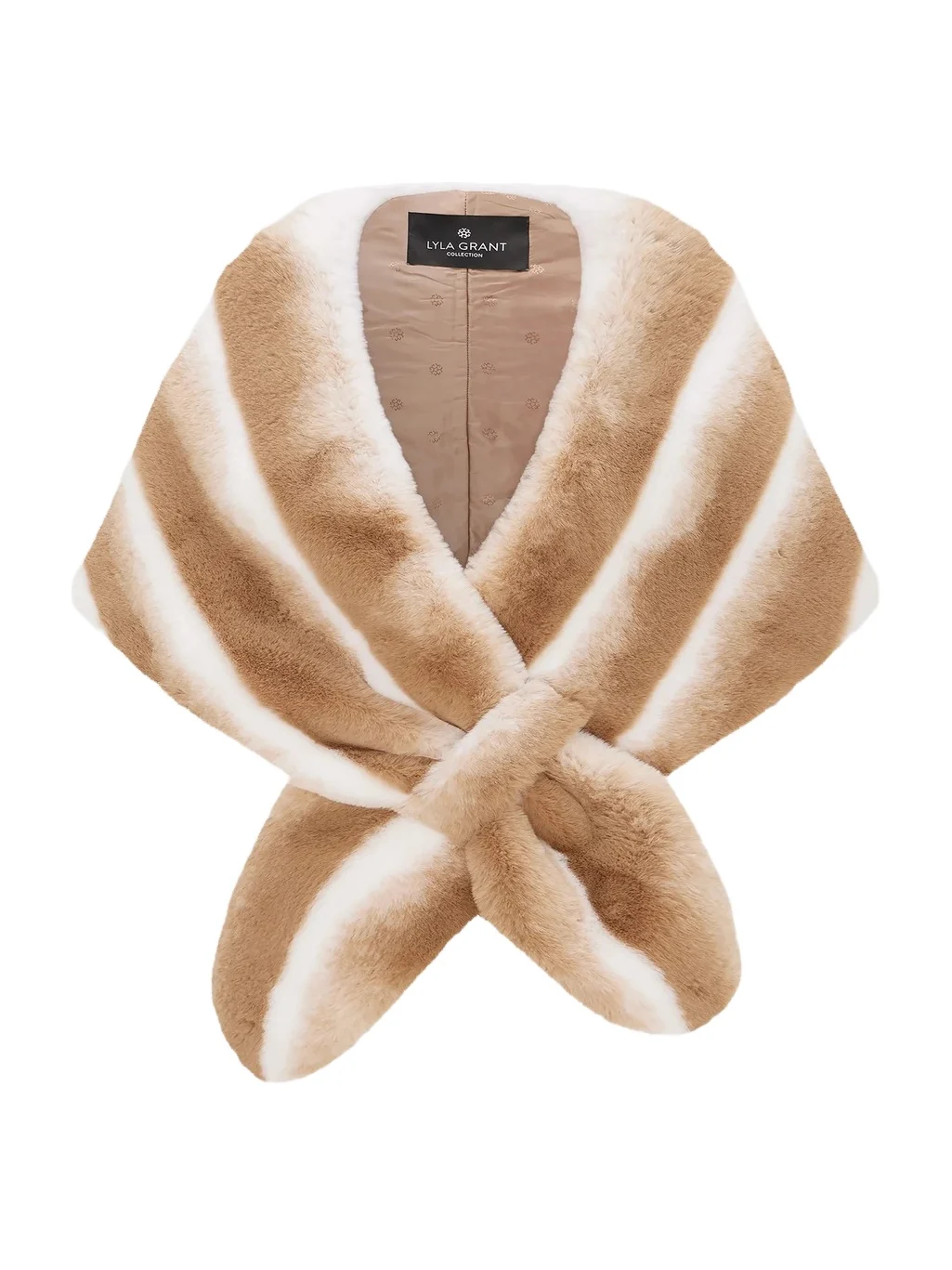 Women's Fur-Free Chinchilla (Faux Fur) Stole
