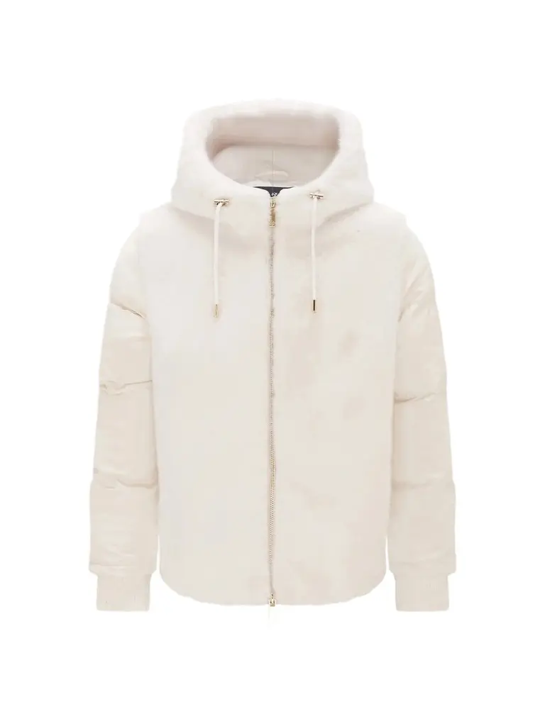 Lyla Grant Women's Faux Fur Mink Quilted Coat