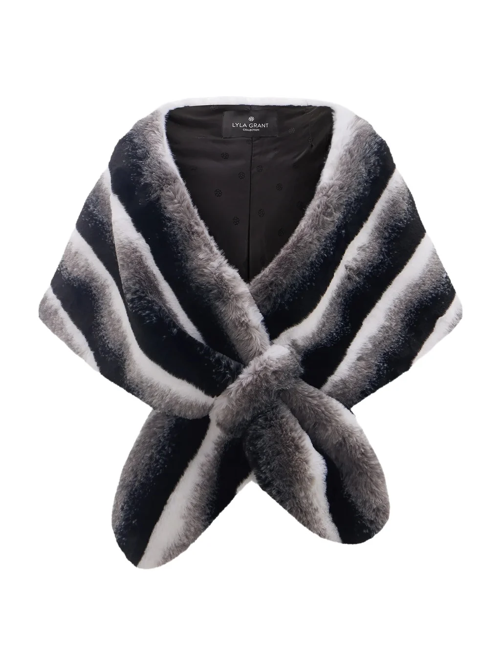Women's Fur-Free Chinchilla (Faux Fur) Stole